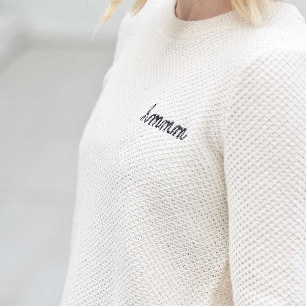 Madewell Cream "Hmmm" Sweater